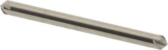 Hertel - 1/8" Head Diam, 1/8" Shank Diam, 4 Flute 90° Solid Carbide Countersink - 1-1/2" OAL, Straight Shank - Eagle Tool & Supply