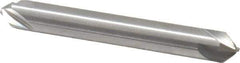 Hertel - 1/4" Head Diam, 1/4" Shank Diam, 4 Flute 82° Solid Carbide Countersink - 2" OAL, Straight Shank - Eagle Tool & Supply