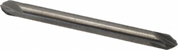 Hertel - 1/8" Head Diam, 1/8" Shank Diam, 4 Flute 60° Solid Carbide Countersink - Eagle Tool & Supply