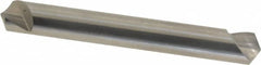 Hertel - 1/4" Head Diam, 1/4" Shank Diam, 1 Flute 120° Solid Carbide Countersink - Eagle Tool & Supply