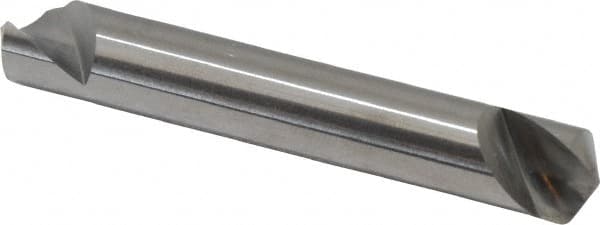 Hertel - 3/8" Head Diam, 3/8" Shank Diam, 1 Flute 120° Solid Carbide Countersink - Eagle Tool & Supply