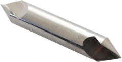 Hertel - 5/8" Head Diam, 5/8" Shank Diam, 1 Flute 60° Solid Carbide Countersink - Eagle Tool & Supply
