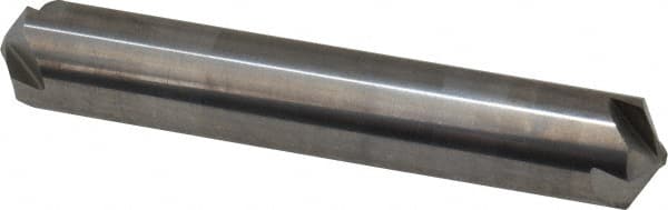 Hertel - 1/2" Head Diam, 1/2" Shank Diam, 4 Flute 120° Solid Carbide Countersink - Eagle Tool & Supply