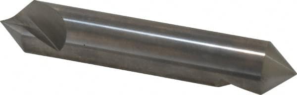 Hertel - 5/8" Head Diam, 5/8" Shank Diam, 1 Flute 82° Solid Carbide Countersink - Eagle Tool & Supply