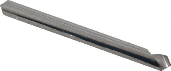 Hertel - 1/8" Head Diam, 1/8" Shank Diam, 1 Flute 90° Solid Carbide Countersink - Eagle Tool & Supply