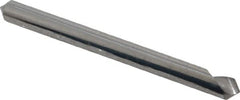 Hertel - 1/8" Head Diam, 1/8" Shank Diam, 1 Flute 90° Solid Carbide Countersink - Eagle Tool & Supply