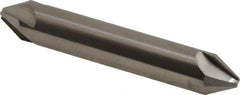 Hertel - 1/2" Head Diam, 1/2" Shank Diam, 4 Flute 60° Solid Carbide Countersink - Eagle Tool & Supply
