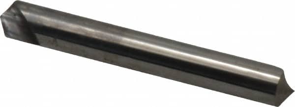 Hertel - 1/4" Head Diam, 1/4" Shank Diam, 1 Flute 110° Solid Carbide Countersink - Eagle Tool & Supply