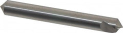 Hertel - 1/4" Head Diam, 1/4" Shank Diam, 1 Flute 100° Solid Carbide Countersink - Eagle Tool & Supply