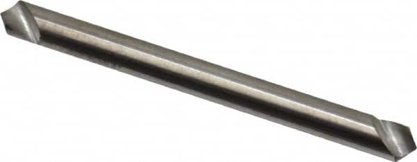 Hertel - 1/8" Head Diam, 1/8" Shank Diam, 1 Flute 100° Solid Carbide Countersink - Eagle Tool & Supply