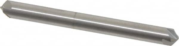 Hertel - 3/16" Head Diam, 3/16" Shank Diam, 4 Flute 100° Solid Carbide Countersink - Eagle Tool & Supply