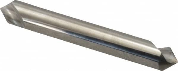 Hertel - 5/16" Head Diam, 5/16" Shank Diam, 1 Flute 82° Solid Carbide Countersink - Eagle Tool & Supply