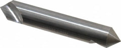 Hertel - 1/2" Head Diam, 1/2" Shank Diam, 1 Flute 82° Solid Carbide Countersink - Eagle Tool & Supply