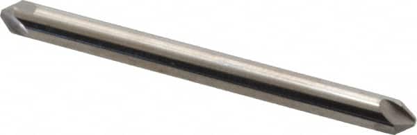 Hertel - 1/8" Head Diam, 1/8" Shank Diam, 4 Flute 82° Solid Carbide Countersink - Eagle Tool & Supply