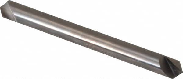 Hertel - 3/16" Head Diam, 3/16" Shank Diam, 1 Flute 100° Solid Carbide Countersink - Eagle Tool & Supply