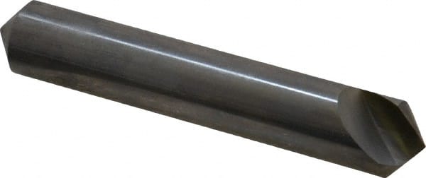 Hertel - 1/2" Head Diam, 1/2" Shank Diam, 1 Flute 100° Solid Carbide Countersink - Eagle Tool & Supply
