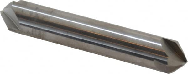 Hertel - 1/2" Head Diam, 1/2" Shank Diam, 4 Flute 90° Solid Carbide Countersink - Eagle Tool & Supply
