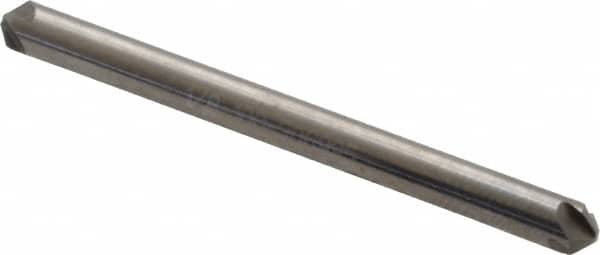 Hertel - 1/8" Head Diam, 1/8" Shank Diam, 4 Flute 100° Solid Carbide Countersink - Eagle Tool & Supply