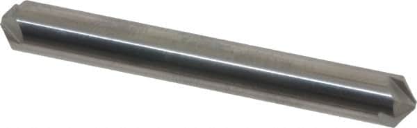 Hertel - 1/4" Head Diam, 1/4" Shank Diam, 4 Flute 110° Solid Carbide Countersink - Eagle Tool & Supply