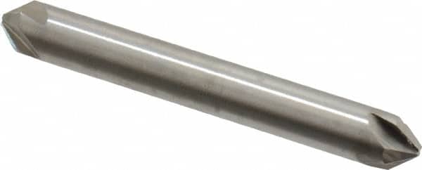 Hertel - 1/4" Head Diam, 1/4" Shank Diam, 4 Flute 82° High Speed Steel Countersink - Eagle Tool & Supply