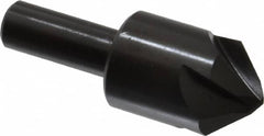 Hertel - 1" Head Diam, 1/2" Shank Diam, 4 Flute 90° High Speed Steel Countersink - Eagle Tool & Supply