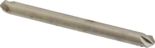 Hertel - 1/8" Head Diam, 1/8" Shank Diam, 4 Flute 90° High Speed Steel Countersink - 1-1/2" OAL, Straight Shank - Eagle Tool & Supply