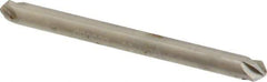 Hertel - 1/8" Head Diam, 1/8" Shank Diam, 4 Flute 90° High Speed Steel Countersink - 1-1/2" OAL, Straight Shank - Eagle Tool & Supply