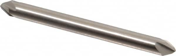 Hertel - 3/16" Head Diam, 3/16" Shank Diam, 4 Flute 60° High Speed Steel Countersink - Eagle Tool & Supply