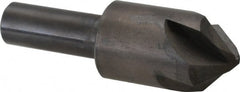 Hertel - 7/8" Head Diam, 1/2" Shank Diam, 4 Flute 90° High Speed Steel Countersink - Eagle Tool & Supply
