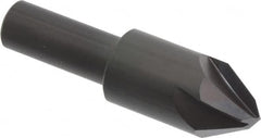 Hertel - 3/4" Head Diam, 1/2" Shank Diam, 4 Flute 60° High Speed Steel Countersink - Eagle Tool & Supply