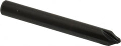 Hertel - 1/4" Head Diam, 1/4" Shank Diam, 4 Flute 60° High Speed Steel Countersink - Eagle Tool & Supply