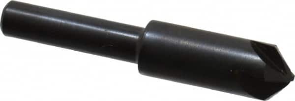 Hertel - 3/8" Head Diam, 1/4" Shank Diam, 4 Flute 90° High Speed Steel Countersink - Eagle Tool & Supply