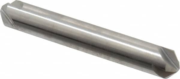 Hertel - 3/8" Head Diam, 3/8" Shank Diam, 4 Flute 100° High Speed Steel Countersink - Eagle Tool & Supply