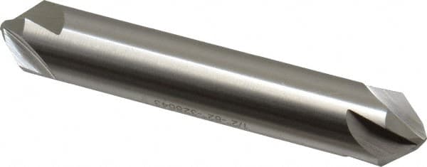 Hertel - 1/2" Head Diam, 1/2" Shank Diam, 4 Flute 82° High Speed Steel Countersink - Eagle Tool & Supply