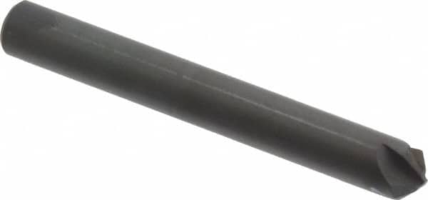 Hertel - 1/4" Head Diam, 1/4" Shank Diam, 4 Flute 100° High Speed Steel Countersink - Eagle Tool & Supply