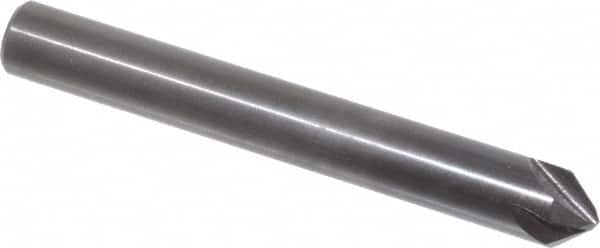 Hertel - 1/4" Head Diam, 1/4" Shank Diam, 4 Flute 82° High Speed Steel Countersink - Eagle Tool & Supply