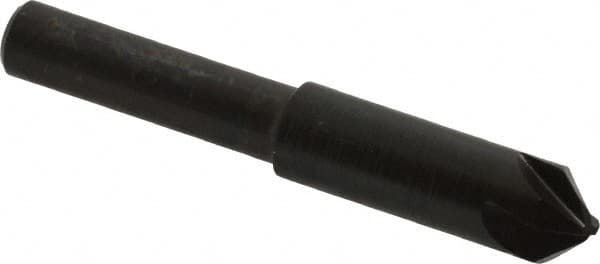 Hertel - 5/16" Head Diam, 1/4" Shank Diam, 4 Flute 82° High Speed Steel Countersink - Eagle Tool & Supply