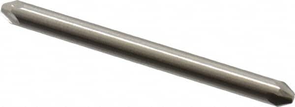 Hertel - 1/8" Head Diam, 1/8" Shank Diam, 4 Flute 60° High Speed Steel Countersink - Eagle Tool & Supply