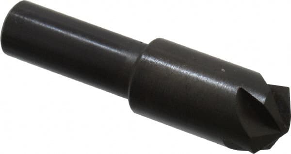 Hertel - 1/2" Head Diam, 3/8" Shank Diam, 4 Flute 120° High Speed Steel Countersink - Eagle Tool & Supply