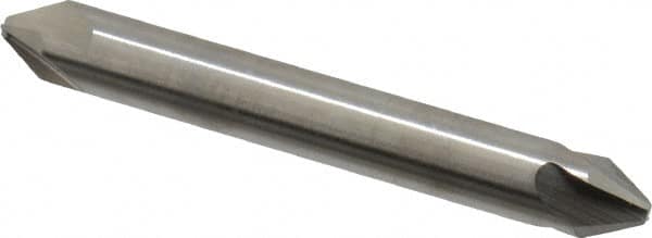 Hertel - 1/4" Head Diam, 5/16" Shank Diam, 4 Flute 60° High Speed Steel Countersink - Eagle Tool & Supply