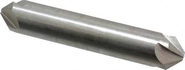 Hertel - 5/8" Head Diam, 5/8" Shank Diam, 4 Flute 90° High Speed Steel Countersink - Eagle Tool & Supply