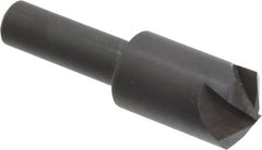Hertel - 5/8" Head Diam, 3/8" Shank Diam, 4 Flute 120° High Speed Steel Countersink - Eagle Tool & Supply
