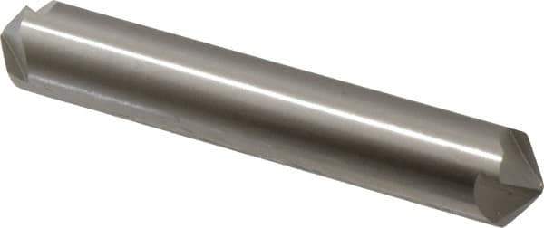 Hertel - 1/2" Head Diam, 1/2" Shank Diam, 4 Flute 110° High Speed Steel Countersink - 3" OAL, Straight Shank - Eagle Tool & Supply