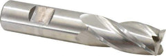 Hertel - 3/4", 4 Flute, Cobalt, 0.03" Corner Radius End Mill - 3-7/8" OAL, Right Hand Flute, 1-5/8" LOC, Right Hand Cut - Eagle Tool & Supply