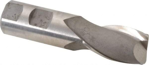 Hertel - 1", 2 Flute, Cobalt, 0.03" Corner Radius End Mill - 4-1/8" OAL, Right Hand Flute, 1-5/8" LOC, Right Hand Cut - Eagle Tool & Supply