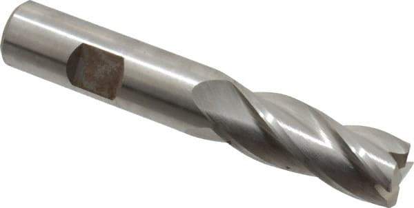 Hertel - 5/8", 4 Flute, Cobalt, 0.045" Corner Radius End Mill - 3-3/4" OAL, Right Hand Flute, 1-5/8" LOC, Right Hand Cut - Eagle Tool & Supply