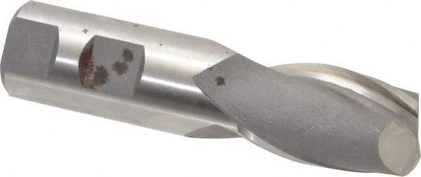 Hertel - 1", 2 Flute, Cobalt, 0.06" Corner Radius End Mill - 4-1/8" OAL, Right Hand Flute, 1-5/8" LOC, Right Hand Cut - Eagle Tool & Supply