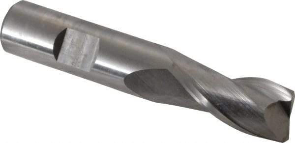 Hertel - 5/8", 2 Flute, Cobalt, 0.03" Corner Radius End Mill - 3-7/16" OAL, Right Hand Flute, 1-5/16" LOC, Right Hand Cut - Eagle Tool & Supply