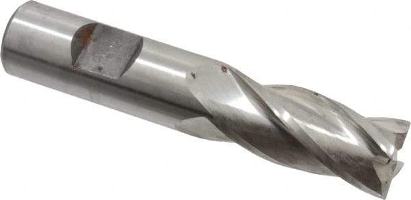 Hertel - 3/4", 4 Flute, Cobalt, 0.02" Corner Radius End Mill - 3-7/8" OAL, Right Hand Flute, 1-5/8" LOC, Right Hand Cut - Eagle Tool & Supply