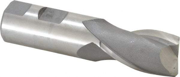 Hertel - 1", 2 Flute, Cobalt, 0.045" Corner Radius End Mill - 4-1/8" OAL, Right Hand Flute, 1-5/8" LOC, Right Hand Cut - Eagle Tool & Supply